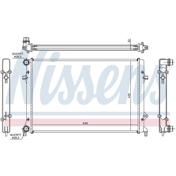 Nissen Radiator, 65307 65307